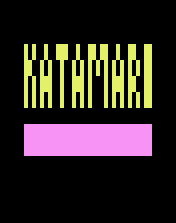 Katamari Title Screen