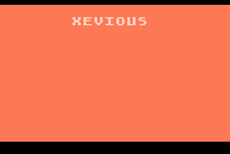 Xevious Title Screen