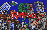 Rampage Title Screen