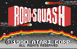 Robo-Squash Title Screen