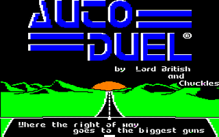 Autoduel Title Screen