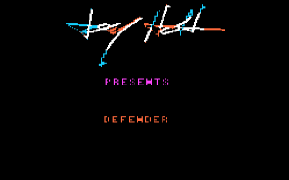 Defender Title Screen