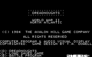 Dreadnoughts Title Screen