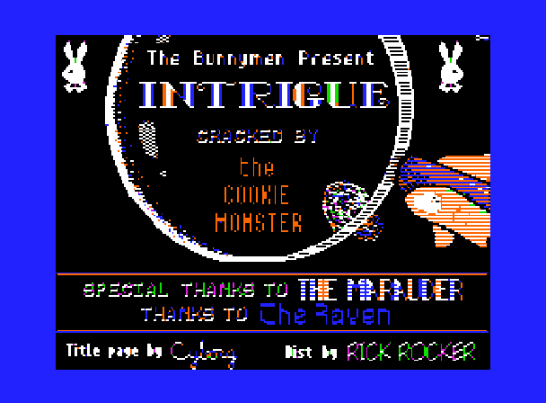 Intrigue Title Screen