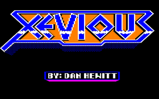 Xevious Title Screen