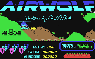 Airwolf Title Screen