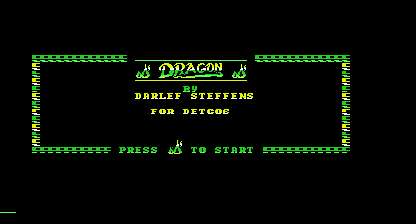 Dragon, Title Screen