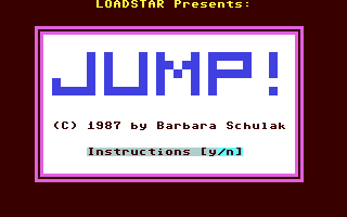 Jump! Title Screen