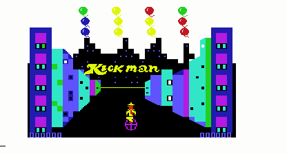 Kickman Title Screen