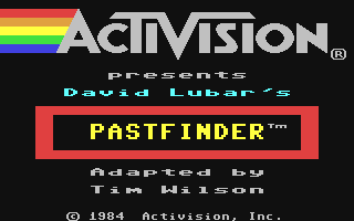 Pastfinder Title Screen