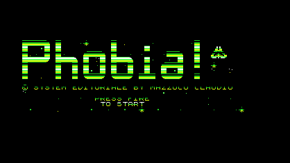 Phobia Title Screen