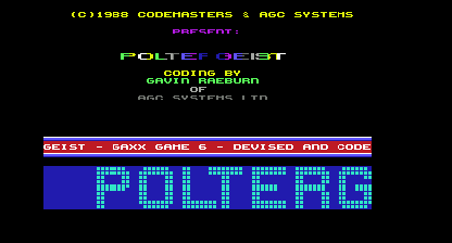 Poltergeist Title Screen