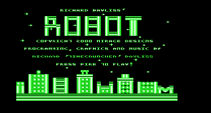 Robot Title Screen