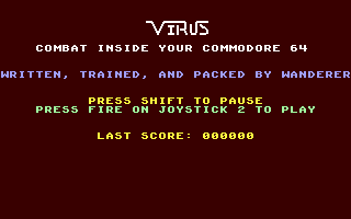 Virus Title Screen