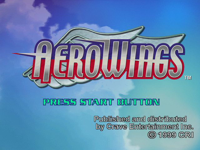AeroWings Title Screen