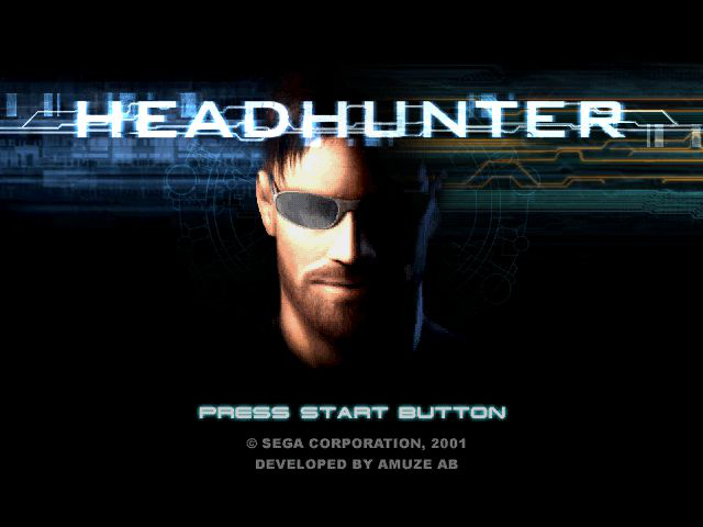 Headhunter Title Screen