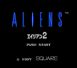 Aliens Title Screen