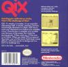 Qix Box Art Back
