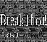 BreakThru! Title Screen