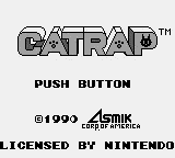 Catrap Title Screen