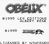 Obelix Title Screen