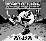 Pac-in-Time Title Screen