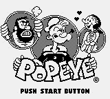 Popeye Title Screen