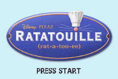 Ratatouille Title Screen