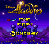 Aladdin Title Screen