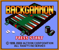 Back-Gammon Title Screen