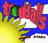 Trouballs Title Screen
