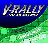 V-Rally Title Screen