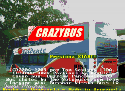 CrazyBus Title Screen
