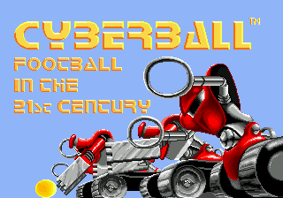 CyberBall Title Screen