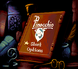 Pinocchio Title Screen