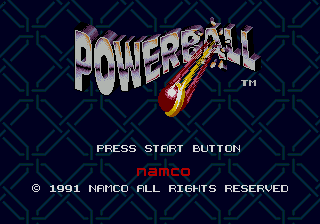 Powerball Title Screen