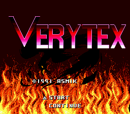 Verytex Title Screen