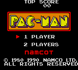Pac-Man Title Screen