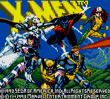 X-Men Title Screen