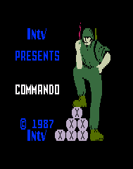 Commando Title Screen