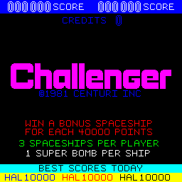 Challenger Title Screen