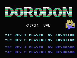 Dorodon Title Screen