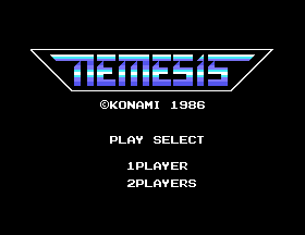 Nemesis Title Screen