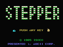 Stepper Title Screen