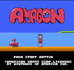 Amagon Title Screen