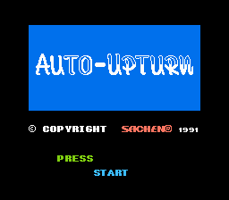 Auto-Upturn Title Screen
