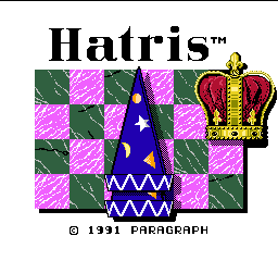 Hatris Title Screen