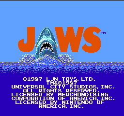 Jaws Title Screen