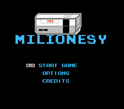 MilioNESy Title Screen