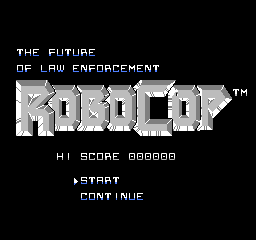 RoboCop Title Screen